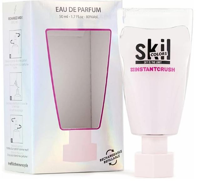 SKIL Colors - InstantCrush - Eau de Parfum for Women, 50 ml - Made in France 