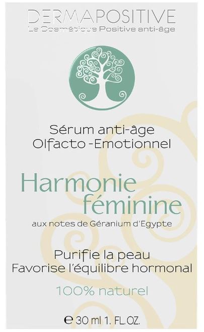 Dermapositive - HARMONIE FEMININE sérum anti-âge olfacto-émotionnel qui favorise l'équilibre hormonal