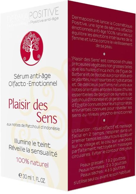 Dermapositive - PLAISIR DES SENS sérum anti-âge olfacto-émotionnel qui réveille la sensualité