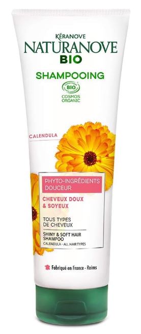 Kéranove Naturanove Bio - Shampooing Douceur Certifié Bio Calendula - Pour Tous Types de Cheveux - 250 ml