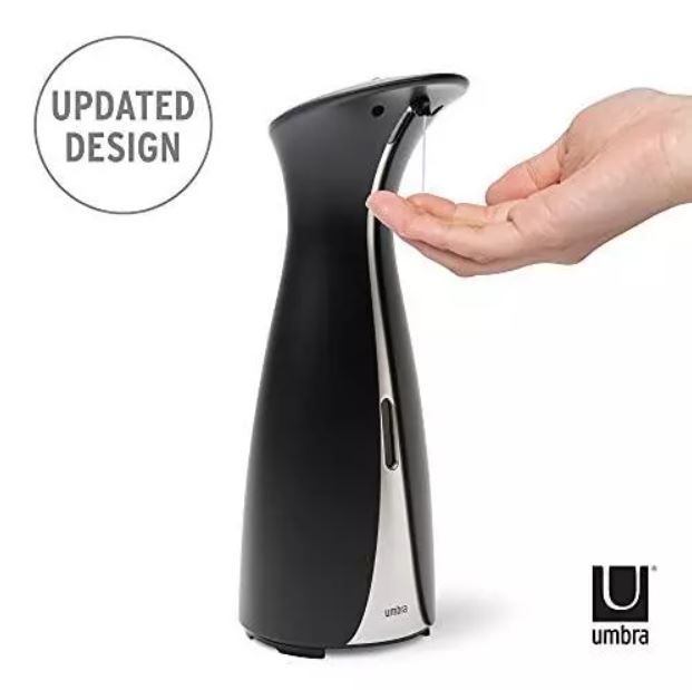 Umbra OTTO Distributeur Automatique de Savon 250 ML, Noir