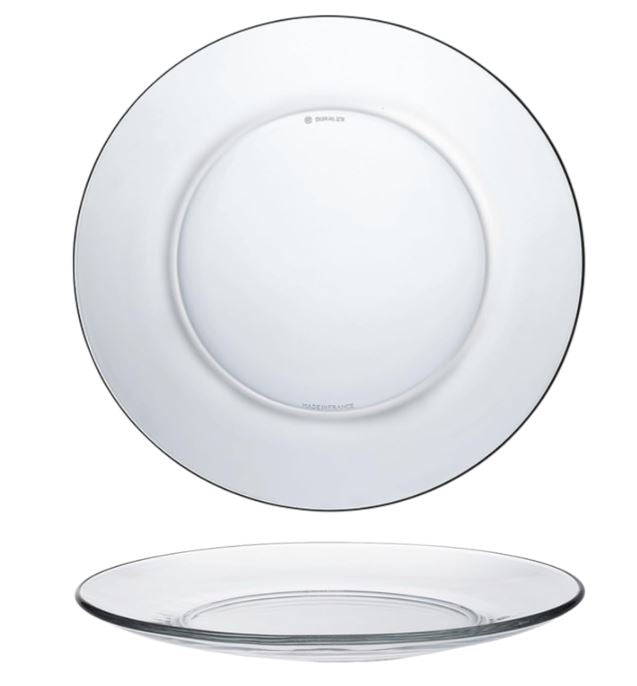 Duralex - Assiette Plate 14,5cm Lys Transparent - Lot de 6