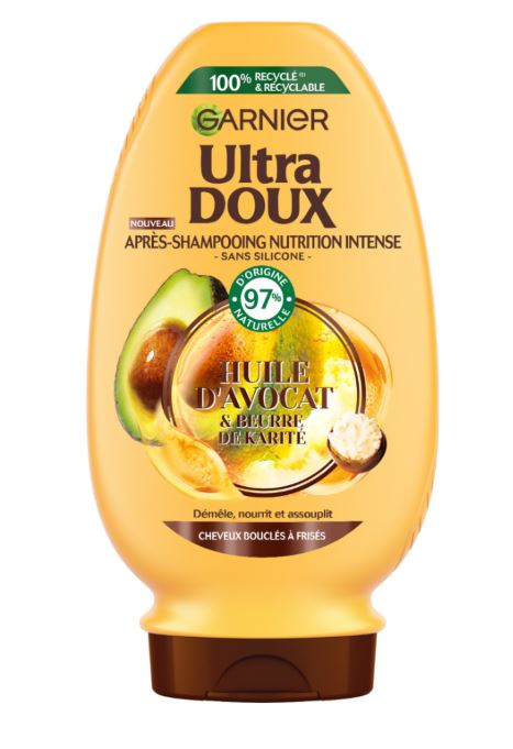 GARNIER Ultra Doux Après-shampoing à l'huile d'avocat et karité